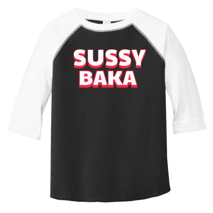 Sussy Baka Funny Sus Meme Toddler Fine Jersey T-Shirt