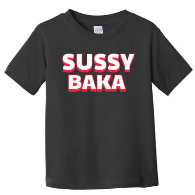 Sussy Baka Funny Sus Meme Toddler T-Shirt