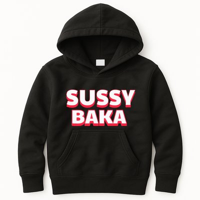 Sussy Baka Funny Sus Meme Kids Hoodie