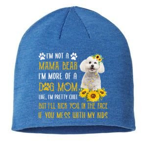 Sunflower Bichon Frise Mom Mothers Day Dog Mom Gift Sustainable Beanie