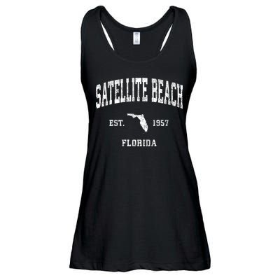 Satellite Beach Florida Fl Vintage Athletic Sports Ladies Essential Flowy Tank