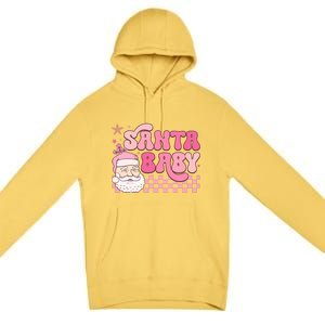 Santa Baby Festive Holiday Graphic Premium Pullover Hoodie