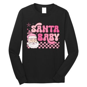 Santa Baby Festive Holiday Graphic Long Sleeve Shirt