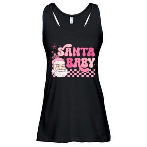 Santa Baby Festive Holiday Graphic Ladies Essential Flowy Tank