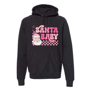 Santa Baby Festive Holiday Graphic Premium Hoodie