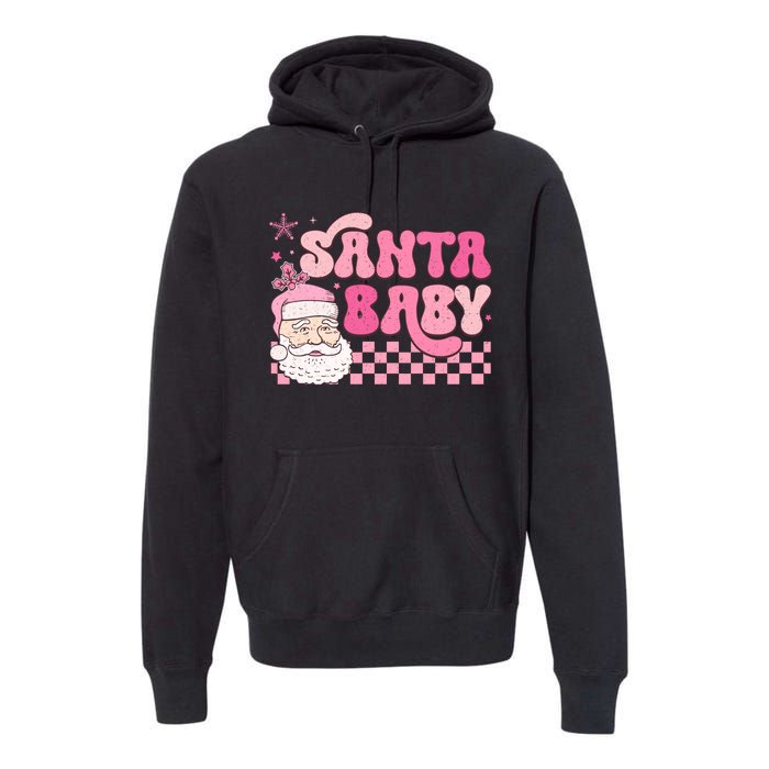 Santa Baby Festive Holiday Graphic Premium Hoodie