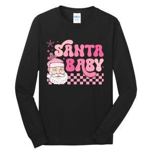 Santa Baby Festive Holiday Graphic Tall Long Sleeve T-Shirt