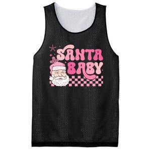 Santa Baby Festive Holiday Graphic Mesh Reversible Basketball Jersey Tank