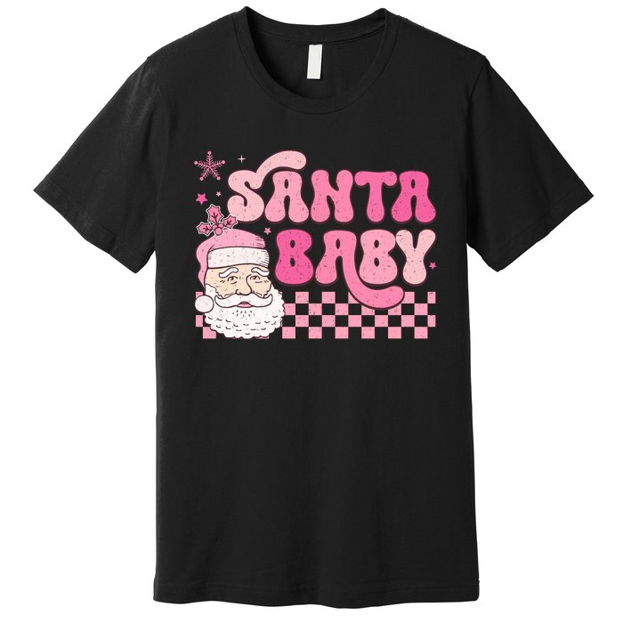 Santa Baby Festive Holiday Graphic Premium T-Shirt