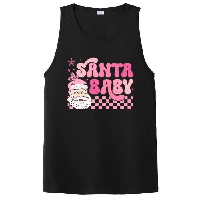 Santa Baby Festive Holiday Graphic PosiCharge Competitor Tank