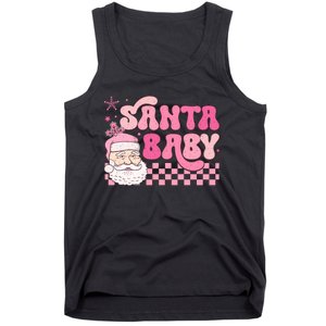 Santa Baby Festive Holiday Graphic Tank Top