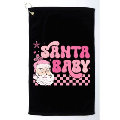 Santa Baby Festive Holiday Graphic Golf Towel