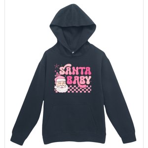 Santa Baby Festive Holiday Graphic Urban Pullover Hoodie