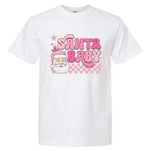 Santa Baby Festive Holiday Graphic Garment-Dyed Heavyweight T-Shirt