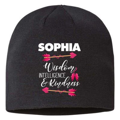 Sophia Birthday For Girl And Ladies Sustainable Beanie