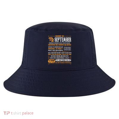 September Birthday Gifts Born In September Virgo Cool Comfort Performance Bucket Hat