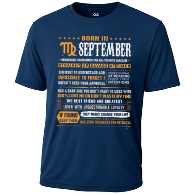 September Birthday Gifts Born In September Virgo Performance Shirt