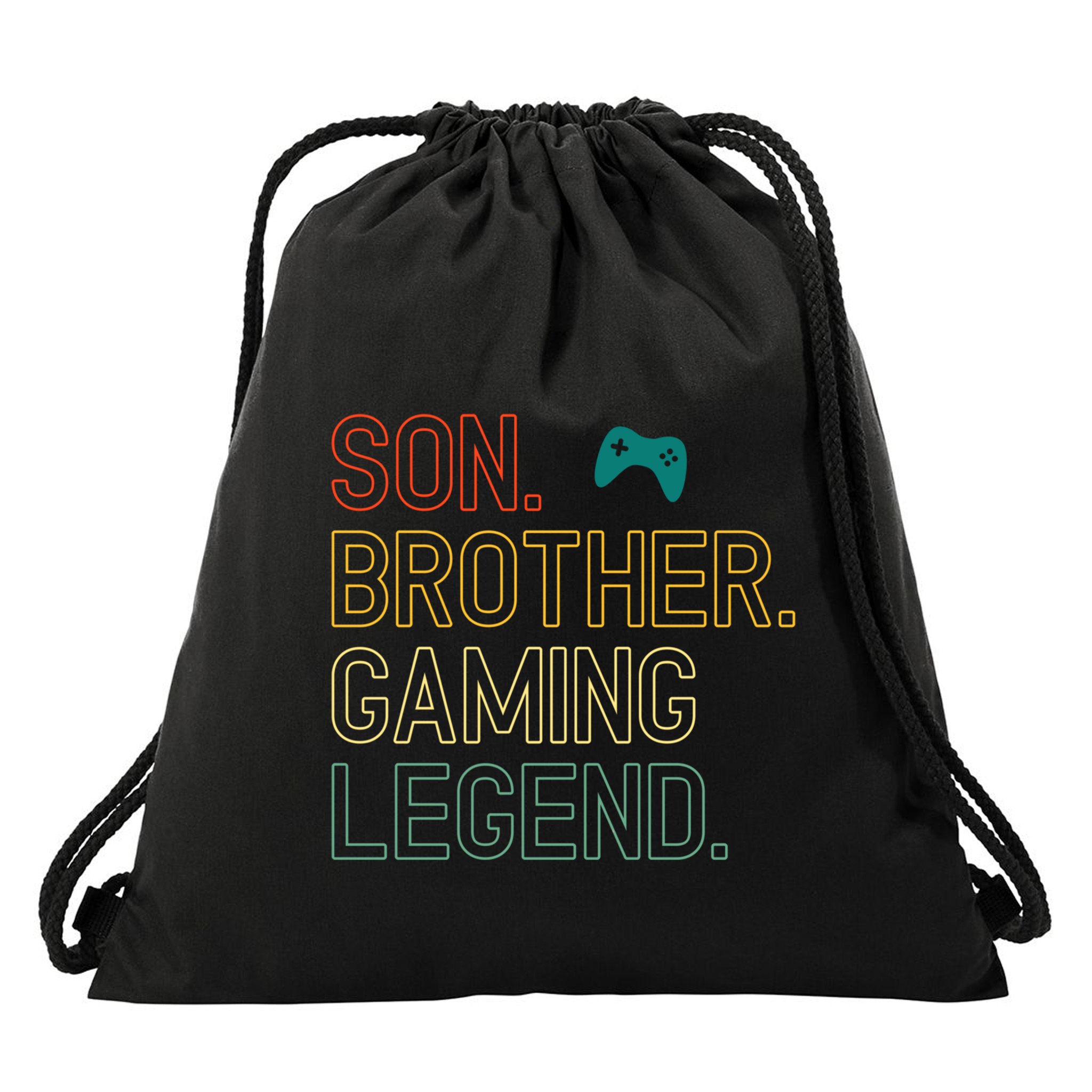Son Brother Gaming Legend For Gamer Meaningful Gift Drawstring Bag