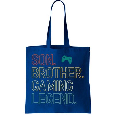 Son Brother Gaming Legend For Gamer Meaningful Gift Tote Bag