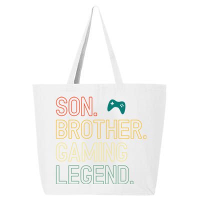 Son Brother Gaming Legend For Gamer Meaningful Gift 25L Jumbo Tote