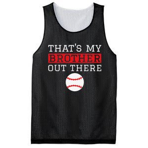 Sister Baseball Gift 'That's My Brother' Baseball Sister Mesh Reversible Basketball Jersey Tank