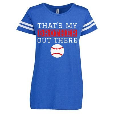 Sister Baseball Gift 'That's My Brother' Baseball Sister Enza Ladies Jersey Football T-Shirt