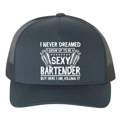 Sexy Bartender Gift Yupoong Adult 5-Panel Trucker Hat