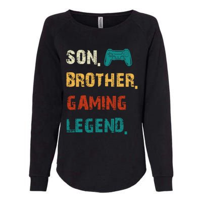 Son Brother Gaming Legend Gamers Cute Gift Womens California Wash Sweatshirt