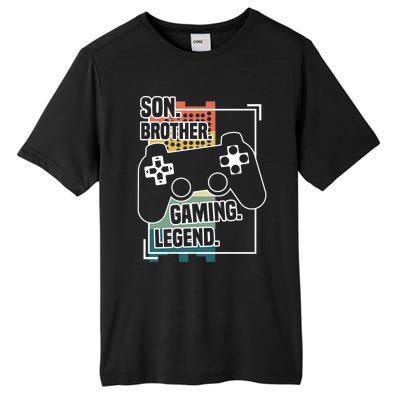 Son Brother Gaming Legend Funny Gamer Great Gift Tall Fusion ChromaSoft Performance T-Shirt