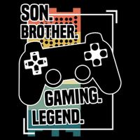 Son Brother Gaming Legend Funny Gamer Great Gift Bucket Hat