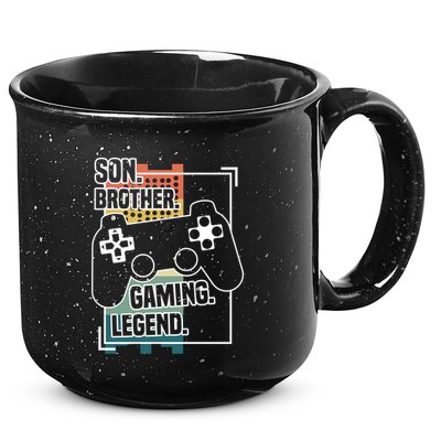 Son Brother Gaming Legend Funny Gamer Great Gift 15oz Campfire Ceramic Mug