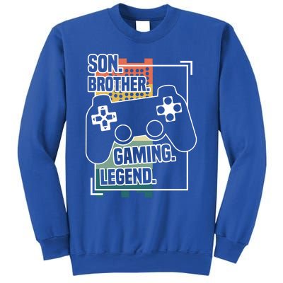 Son Brother Gaming Legend Funny Gamer Great Gift Sweatshirt