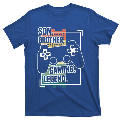 Son Brother Gaming Legend Funny Gamer Great Gift T-Shirt