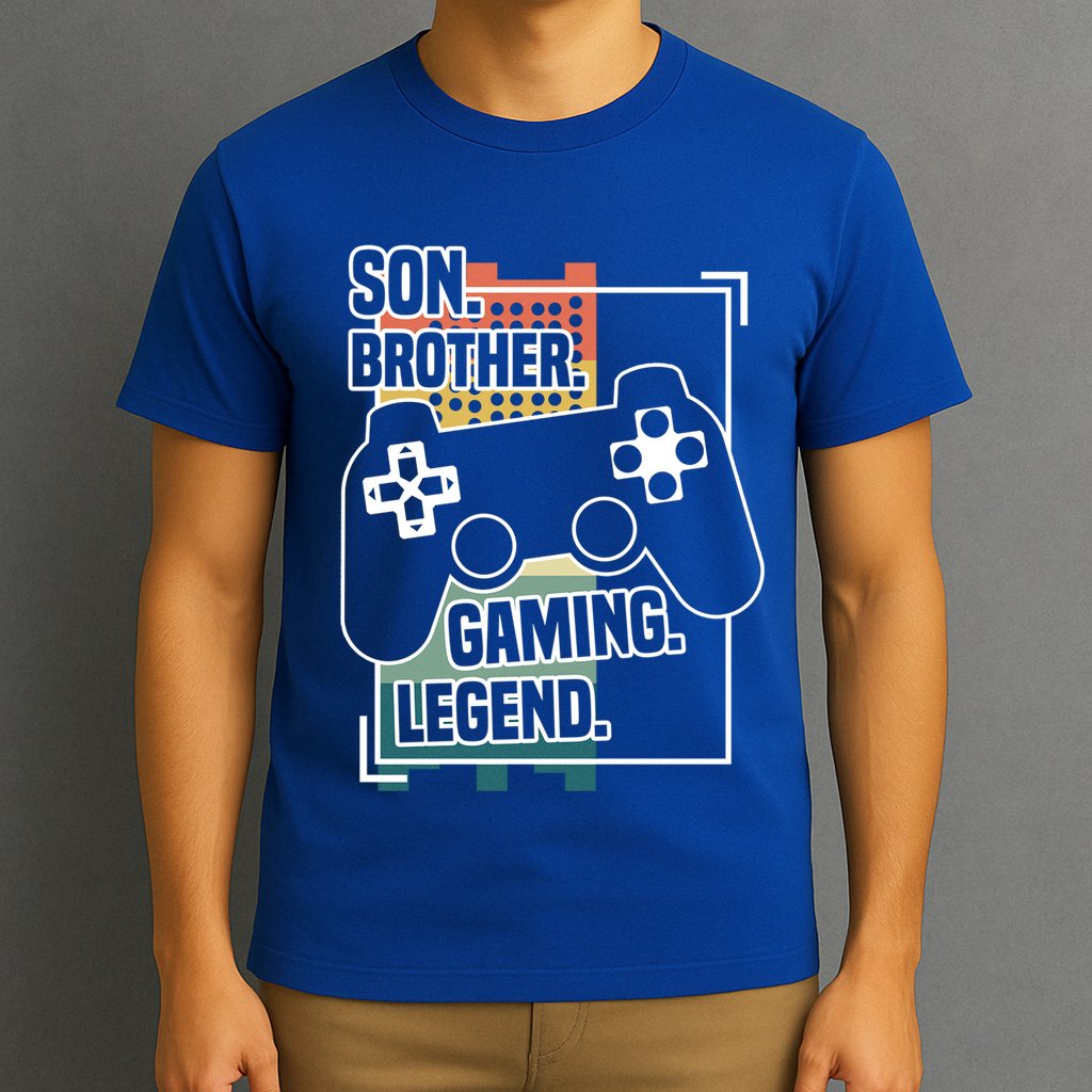 Son Brother Gaming Legend Funny Gamer Great Gift T-Shirt