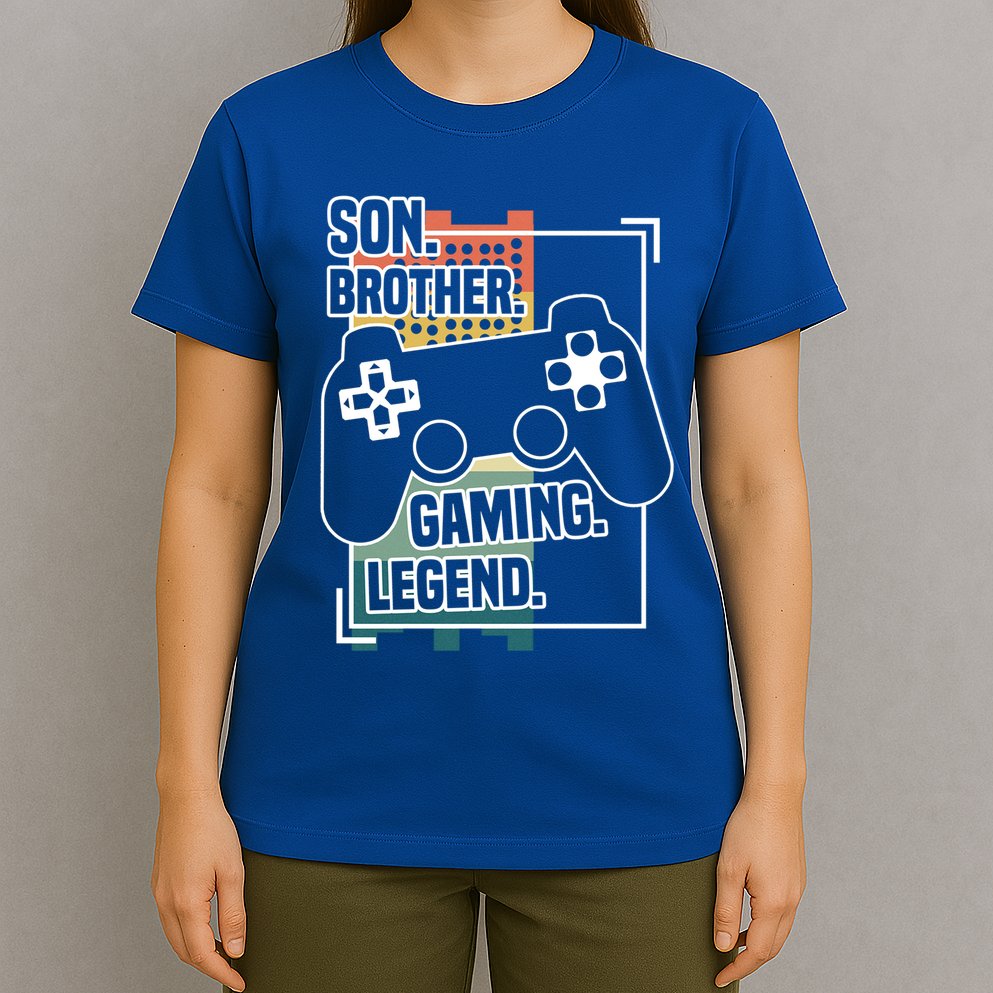 Son Brother Gaming Legend Funny Gamer Great Gift T-Shirt