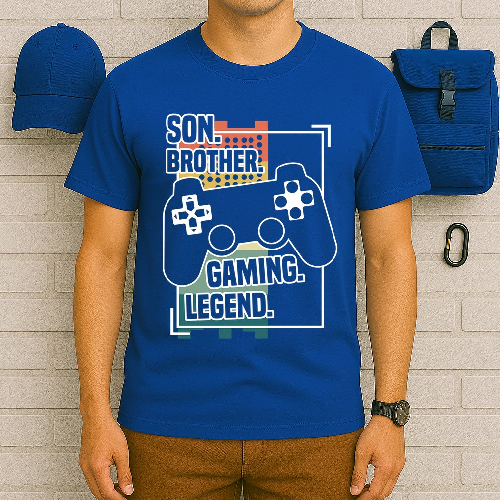 Son Brother Gaming Legend Funny Gamer Great Gift T-Shirt
