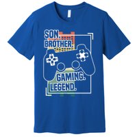 Son Brother Gaming Legend Funny Gamer Great Gift Premium T-Shirt