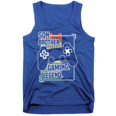 Son Brother Gaming Legend Funny Gamer Great Gift Tank Top