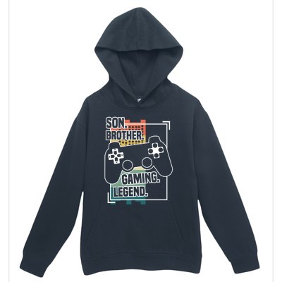 Son Brother Gaming Legend Funny Gamer Great Gift Urban Pullover Hoodie