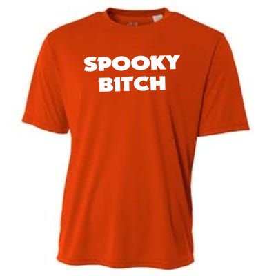 Spooky Bitch Gift Cooling Performance Crew T-Shirt