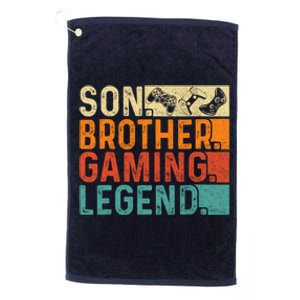 Son Brother Gaming Legend Gamer Platinum Collection Golf Towel