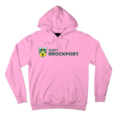 Suny Brockport Golden Eagles Torch Logo Hoodie