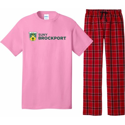 Suny Brockport Golden Eagles Torch Logo Pajama Set