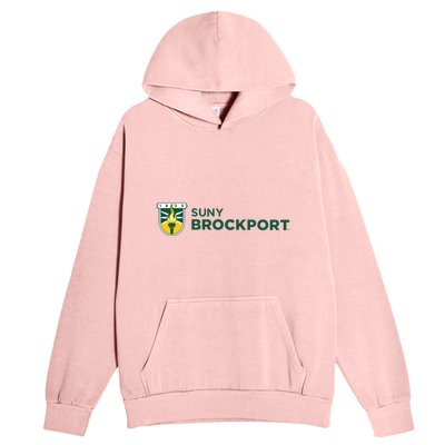 Suny Brockport Golden Eagles Torch Logo Urban Pullover Hoodie