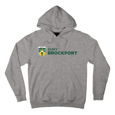 Suny Brockport Golden Eagles Torch Logo Tall Hoodie