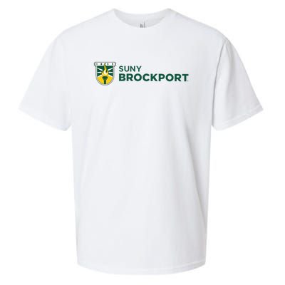 Suny Brockport Golden Eagles Torch Logo Sueded Cloud Jersey T-Shirt