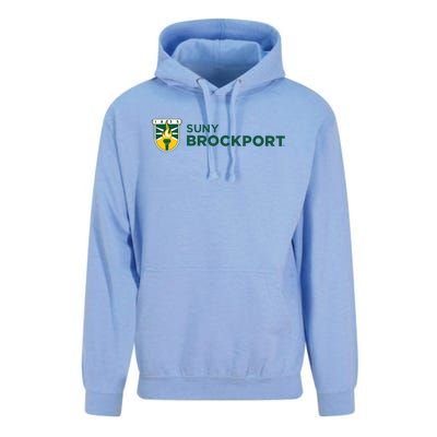 Suny Brockport Golden Eagles Torch Logo Unisex Surf Hoodie