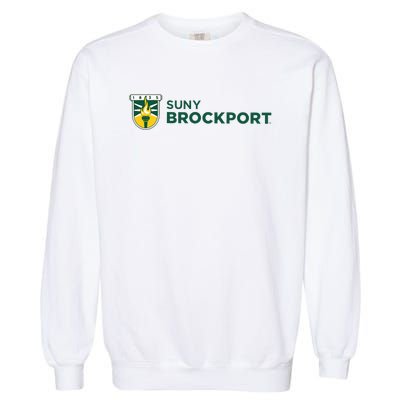 Suny Brockport Golden Eagles Torch Logo Garment-Dyed Sweatshirt