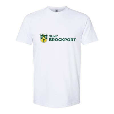 Suny Brockport Golden Eagles Torch Logo Softstyle® CVC T-Shirt