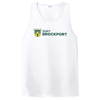 Suny Brockport Golden Eagles Torch Logo PosiCharge Competitor Tank